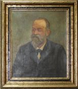 Porträt. Dürr, Alphons Friedrich (1828 – 1908). Kunstverleger. Bürgerporträts im Stil der Zeit.