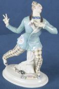 „Eusebius“ aus dem russischen Ballett. Meissen nach 1934. Porzellan, bunt bemalt, am Boden untergla