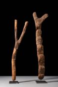 TWO MALI DOGON LADDERS
