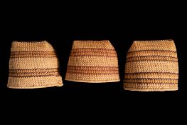 GROUP OF MANGBETU HATS