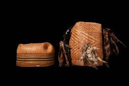 GROUP OF MANGBETU HATS