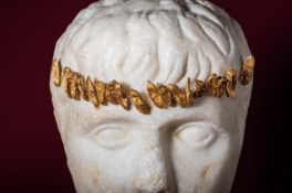 GREEK GOLD LAUREL WREATH