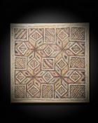 ROMAN GEOMETRIC MOSAIC PANEL