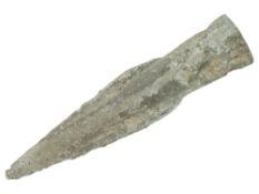 ANCIENT HOLY LAND BRONZE SPEARHEAD 1ST MILLENNIUM