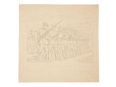 RUSSIAN PENCIL ON PAPER DRAWING ATTR E MELNIKOVA