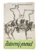 1936 CZECH EDITION BOOK IRON FLOOD BY A SERAFIMOVICH