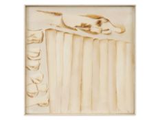 MID CENTURY PAINTING BY FLORENCE BEZRUTCZYK ABSTRACT