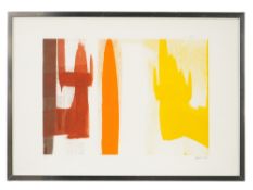 AMERICAN ABSTRACT MONOTYPE BY KRISTEN GIPSON SIGNED