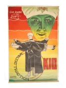 ANTIQUE 1927 RUSSIAN SOVIET POSTER FOR EMIL KIO