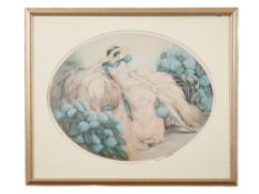 ART DECO FRENCH COLOR LITHOGRAPH AFTER LOUIS ICART