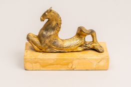 Renaissance Bronze Seahorse