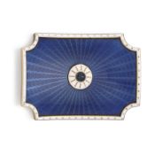 BOUCLE EN OR, ARGENT DORÉ, ÉMAIL GUILLOCHÉ ET SAPHIR, RUSSIE, DÉBUT DU XXe SIÈCLE