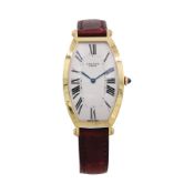 CARTIER TONNEAU REF. 2458C, IN YELLOW GOLD - From 1990