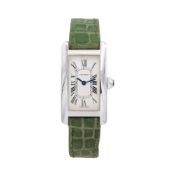 CARTIER TANK AMÉRICAINE REF. 2489 IN WHITE GOLD - From 1990