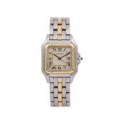 CARTIER PANTHÈRE IN STEEL AND GOLD - From 1990