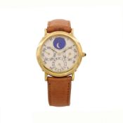 GERALD GENTA TRIPLE CALENDAR IN YELLOW GOLD - From 1975