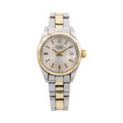 ROLEX LADY OYSTER PERPETUAL DATE IN STEEL AND GOLD - From 1965