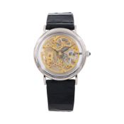 GIRARD PERREGAUX SKELETON, IN WHITE GOLD - From 1980