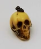 Anhänger, Totenkopf, 20.Jh.,