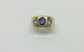 Brillant Saphir Ring