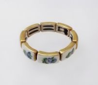 8-gliedriges Porzellan-Armband, Herend