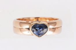 Saphir Damenring