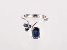 Saphir Damenring