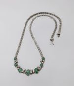 Smaragd Brillant Collier