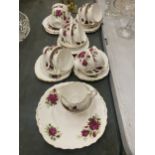A COLCLOUGH BONE CHINA TEA SET