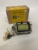 A VINTAGE TATLER SUPREME SEA FISHING REEL IN ORIGINAL BOX