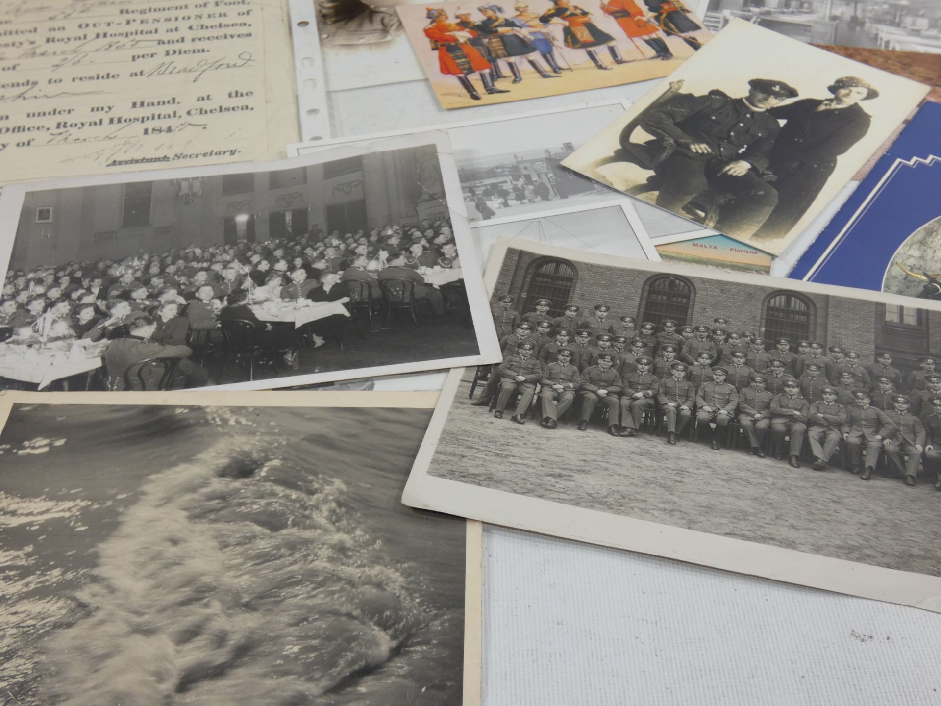 A COLLECTION OF MILITARY PHOTOGRAPHS AND EPHEMERA, SUBJECTS TO INCLUDE WILLIAM YOUNG V.C., WORLD WAR - Image 7 of 11