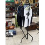 A RAIL OF BRANDED DESIGNER AND SPORTS CLOTHES (RAIL NOT INCLUDED)