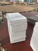 TWENTY WHITE DISHES