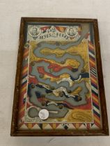 AN ANTIQUE 'RAID JESUS DEL GRAN PODER' 1927 GAME OF DEXTERITY, FROM SPAIN