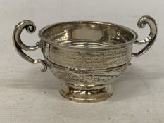 A HALLMARKED BIRMINGHAM SILVER 1934 GOLF TROPHY, WEIGHT 94.12g