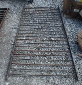 A WROUGHT PANEL 75" WIDE X 33" HIGH + VAT
