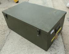 A MOD METAL GREEN CASE 65X38X26CM + VAT