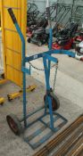 A BOTTLE TROLLEY BLUE NO VAT