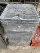 FOUR TRAYS OF PINT GLASSES