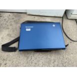 A LENOVO LAPTOP WITH CARRY BAG