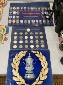 TWO COLLECTIONS OF ESSO FA CUP CENTENARY MEDALS 1872-1972 TOGETHER WITH THE ESSO FOOTBALL BADGE