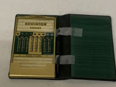 A VINTAGE ADDIATOR DUPLEX CALCULATOR