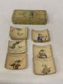 A COLLECTION OF HAND-COLOURED GERMAN-LANGUAGE SATIRICAL CARDS
