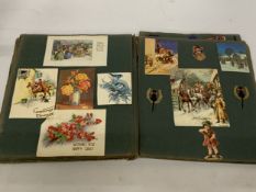 A VICTORIAN SCRAPBOOK ALBUM