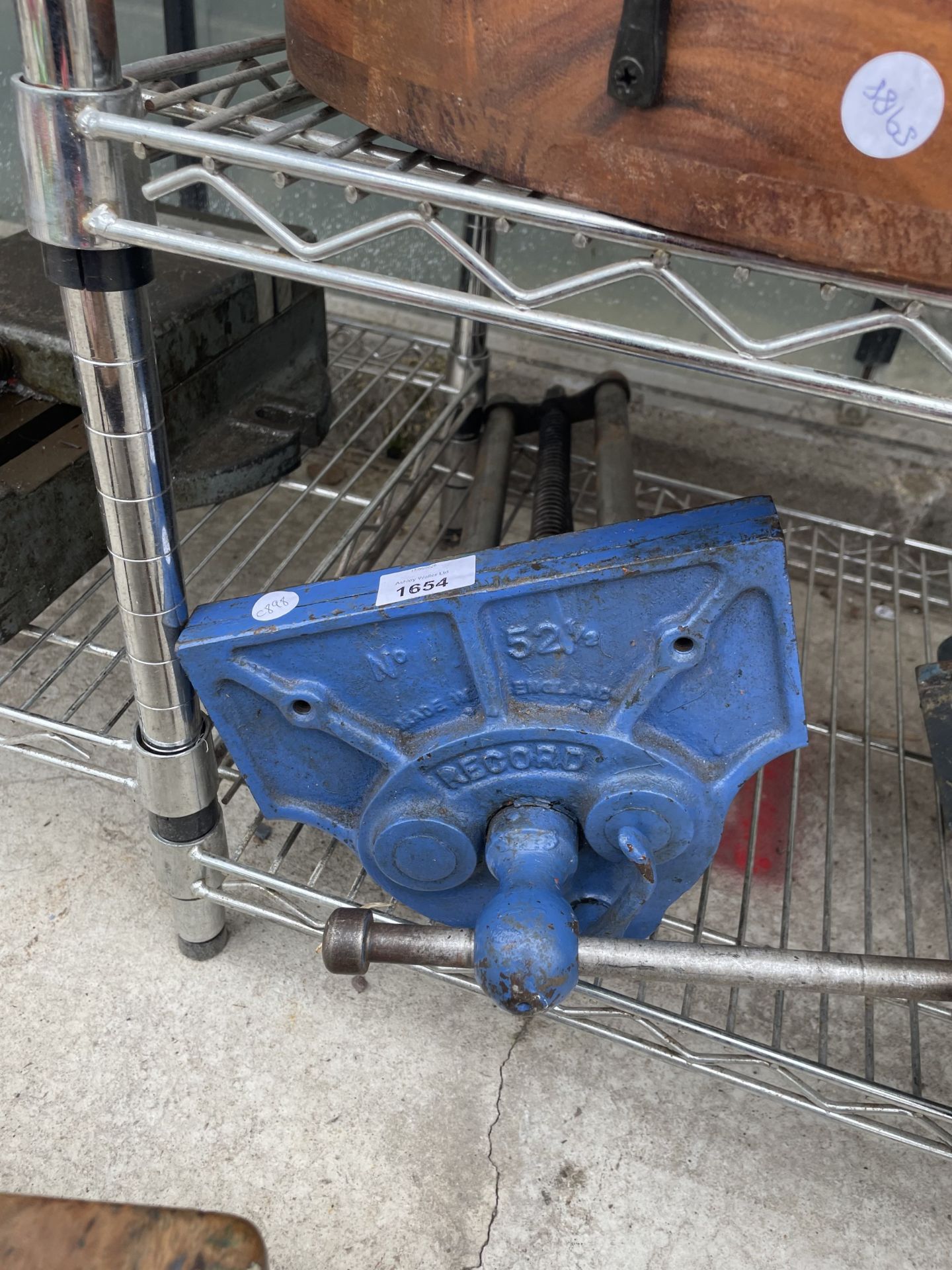 A RECORD NO. 52 1/2 WOOD VICE