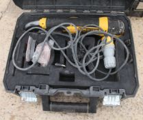A DEWALT DWE31 SKT 110 MULTI TOOL, USED ONCE, IN WORKING ORDER NO VAT