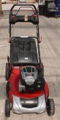 A COBRA 22" SELF PROPELLED BRIGGS PETROL LAWN MOWER AND BOX NO VAT