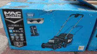A MACALLISTER 18 V MOWER NO VAT
