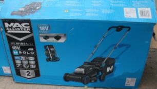 A MACALLISTER 18 V MOWER NO VAT