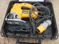 A DEWALT DW 341 110 JIGSAW IN WORKING ORDER NO VAT
